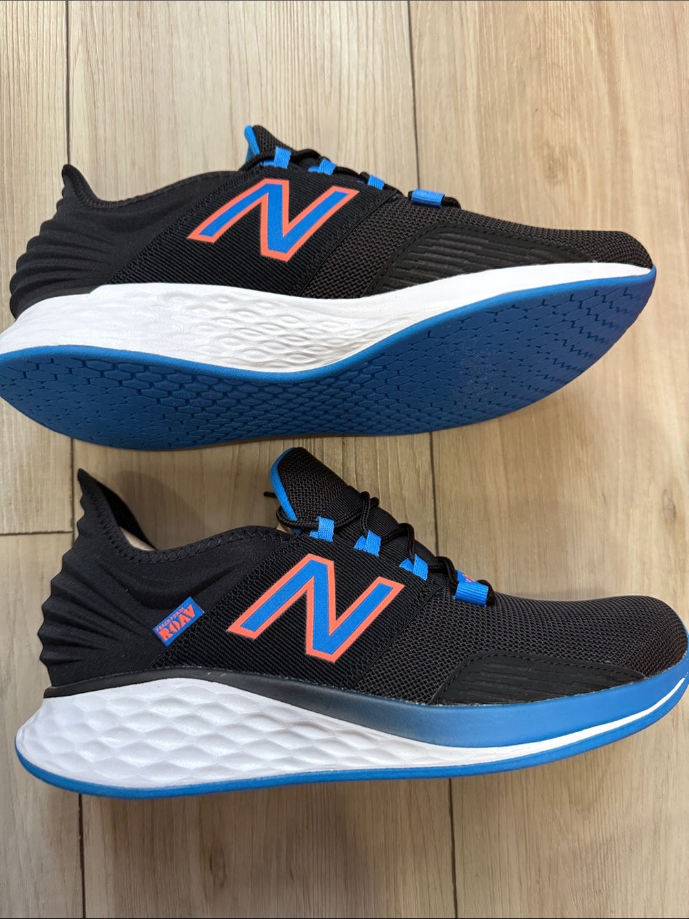 New Balance Men’s Black Blue & Orange Athletic Running Shoes